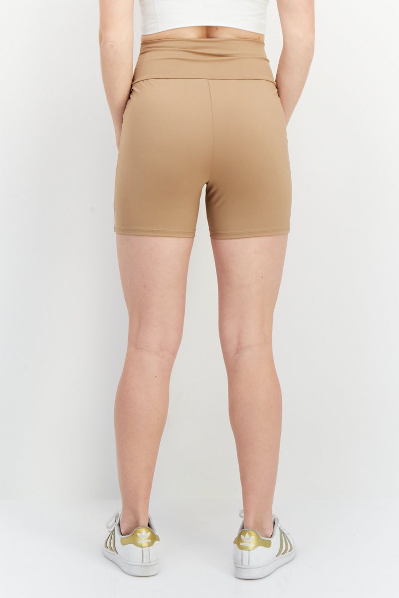 STEVE MADDEN BB Dakota by Steve Madden Women Regular Fit Plain Shorts, Tan - Image 2