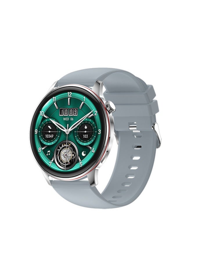 Starfire Smart Watch, 1.43-Inch Full Touch Display, Sports Monitoring Fitness Tracker, IP68 Water Resistant, Magnetic Charging, Lightweight Zinc Alloy Body, Silver - Image 1