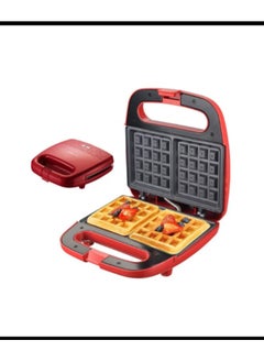 sokany New Easy Clean Electric Waffle Maker from Sokany 750 Watts with Cool Touch Handle (SK-08066) Red  - Image 2