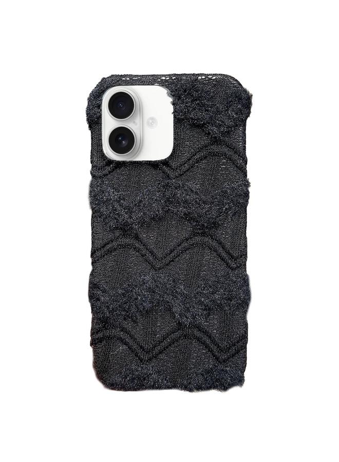 S-TOP Case For iPhone 16 M-texture Plush TPU Phone Case - Image 1