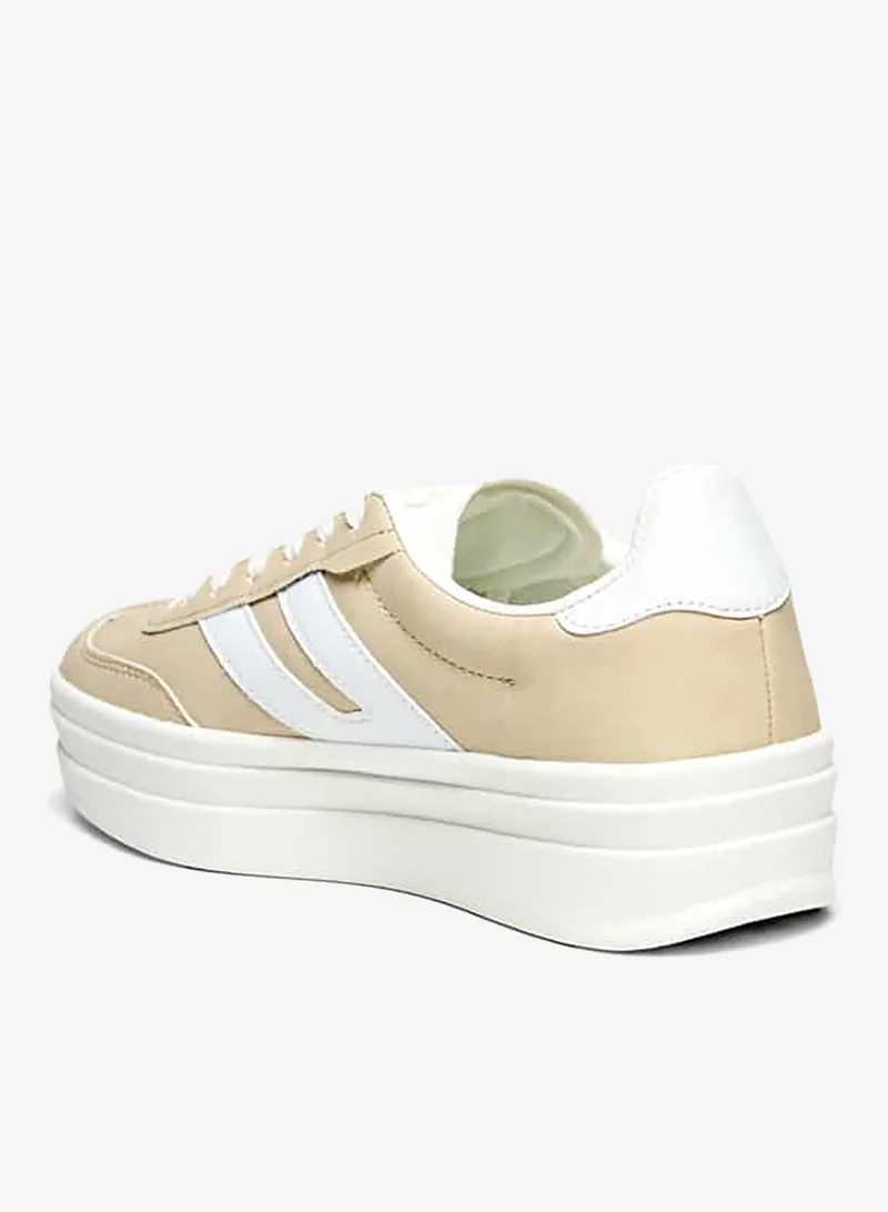 فلورا بيلا من شو إكسبرس سنيكرز نسائي برباط منخفض بكعب مزخرف