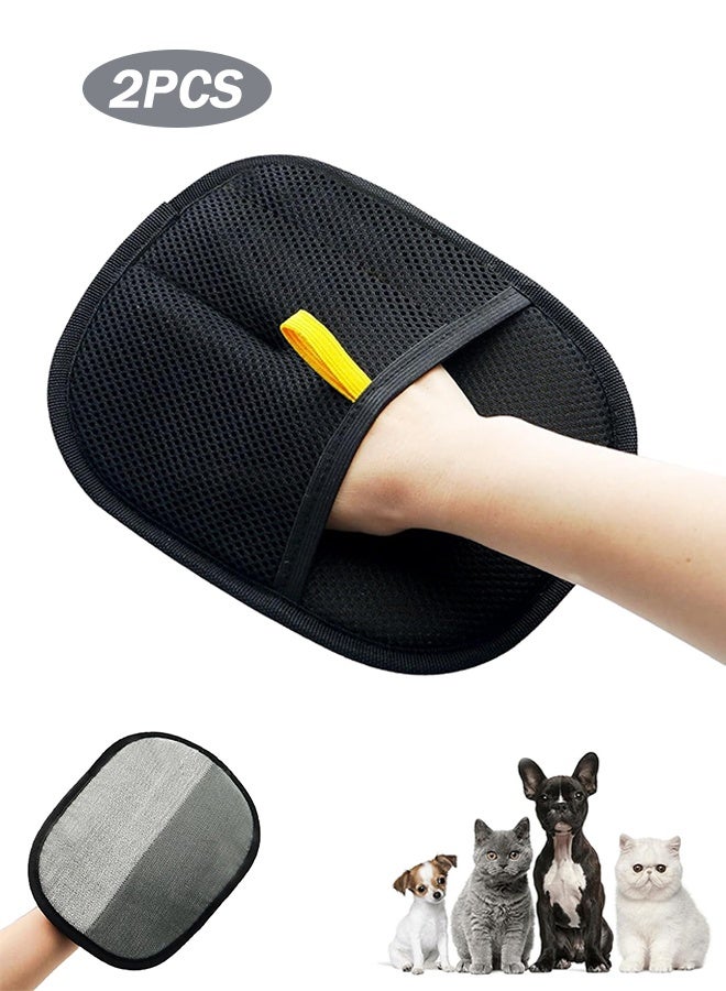 Sweet Life Pet Hair Remover Glove, Electrostatic Removal Gloves for Pet Hair, Pet Hair Remover Gloves for Dog & Cat, Reusable Pet Hair Remover Glove for Carpet, Couch, Clothing, Furniture - Image 1