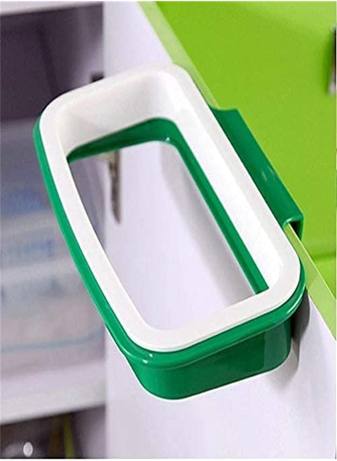 ORiTi Plastic Portable Trash Bag Rack Hanging Garbage Bag Holder for Kitchen Cupboard  - Image 2