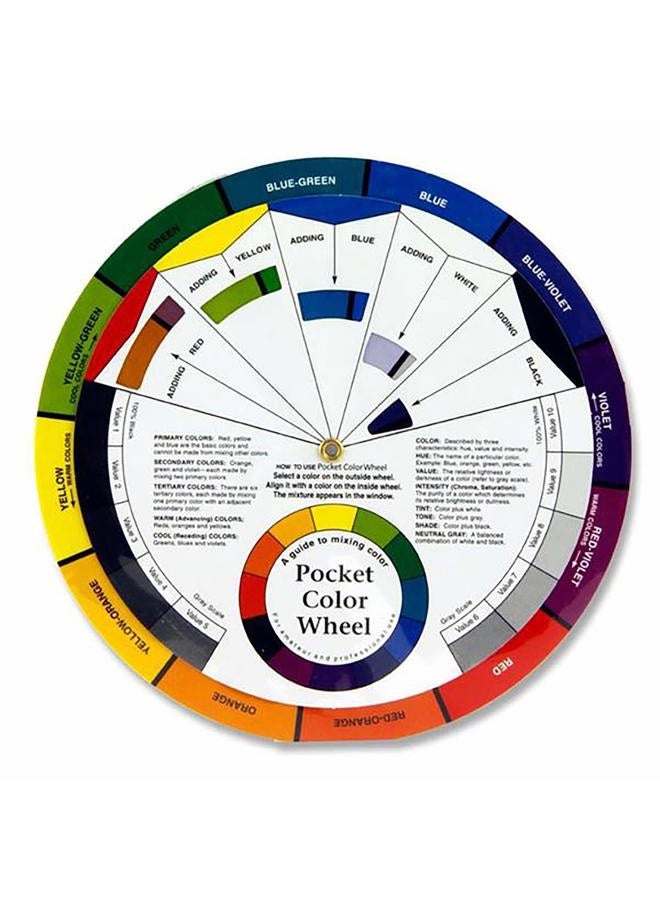 Premier Stationery H2770404 Icon 13 cm Pocket Colour Wheel - Image 1