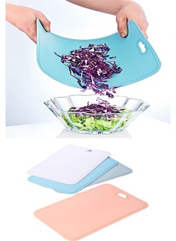 Buffer ® Bendable Flexible Cutting Mat Fruit Vegetable Chopping Cutting Board 20X30 cm  - Image 3