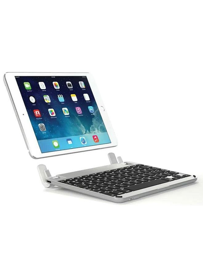 ndure - Brydge 7.9 Series 2 Wireless Backlit Keyboard for iPad mini 4 & 5 Silver - Image 1