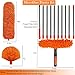 Tockrop 20 Feet High Reach Dusting Kit with 314 ft Extension Pole 2 in 1 Window Cleaning Kit High Ceiling Duster Cobweb Microfiber Duster Outdoor Indoor Extendable Duster Cleaning Kit - Image 4