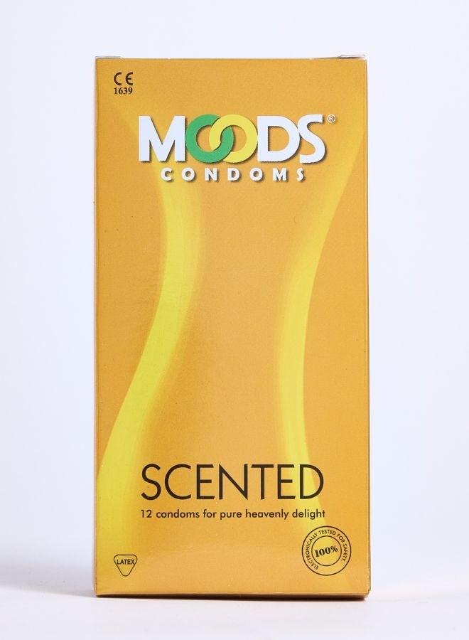 Moods Scented Condoms 12 Pcs - Image 1