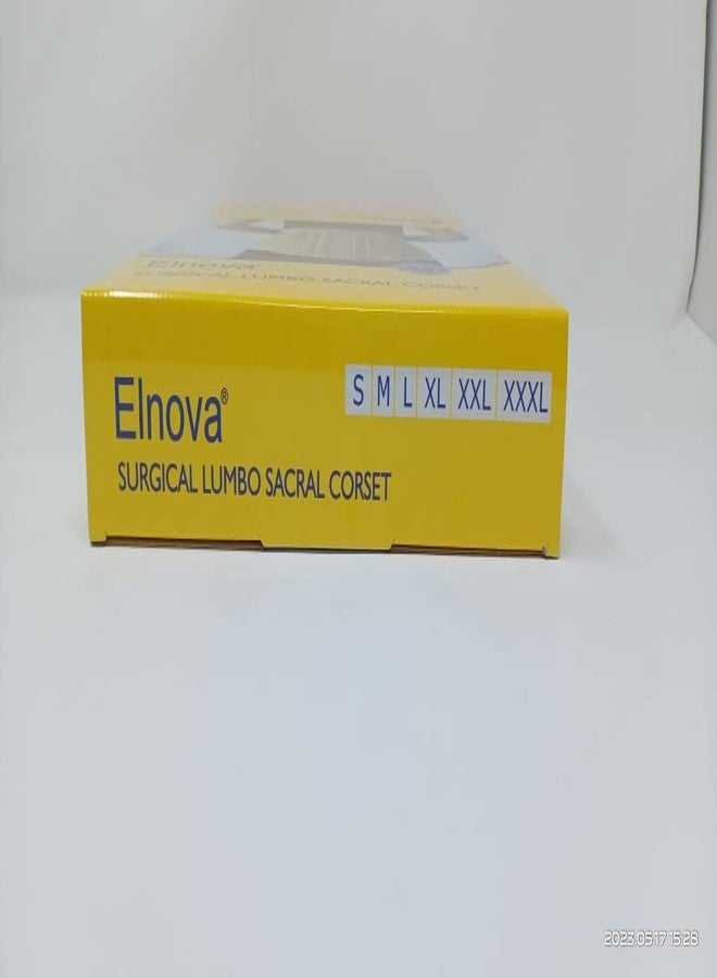 DYNA Elnova Lumbo Sacral Corset (Back Pain Belt) (XXLarge - For Hip Circumference of 110-120 cm, Beige) - Image 5