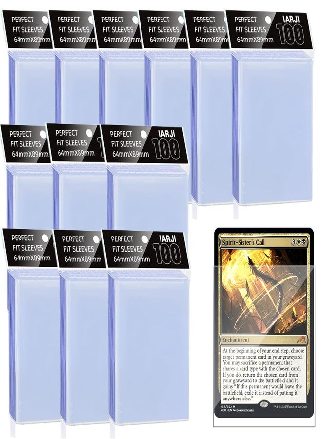 IARJI 1200 Counts Perfect Fit Card Sleeves, Exact fit Trading Card Sleeve, Inner Sleeves MTG - Image 1