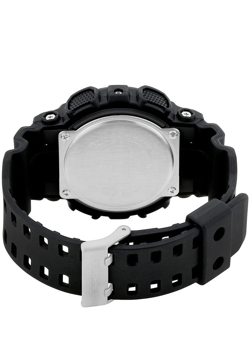 CASIO - G Shock Casio Watch for Men Analog-Digital World Time Black Dial GA-110-1B - Image 1