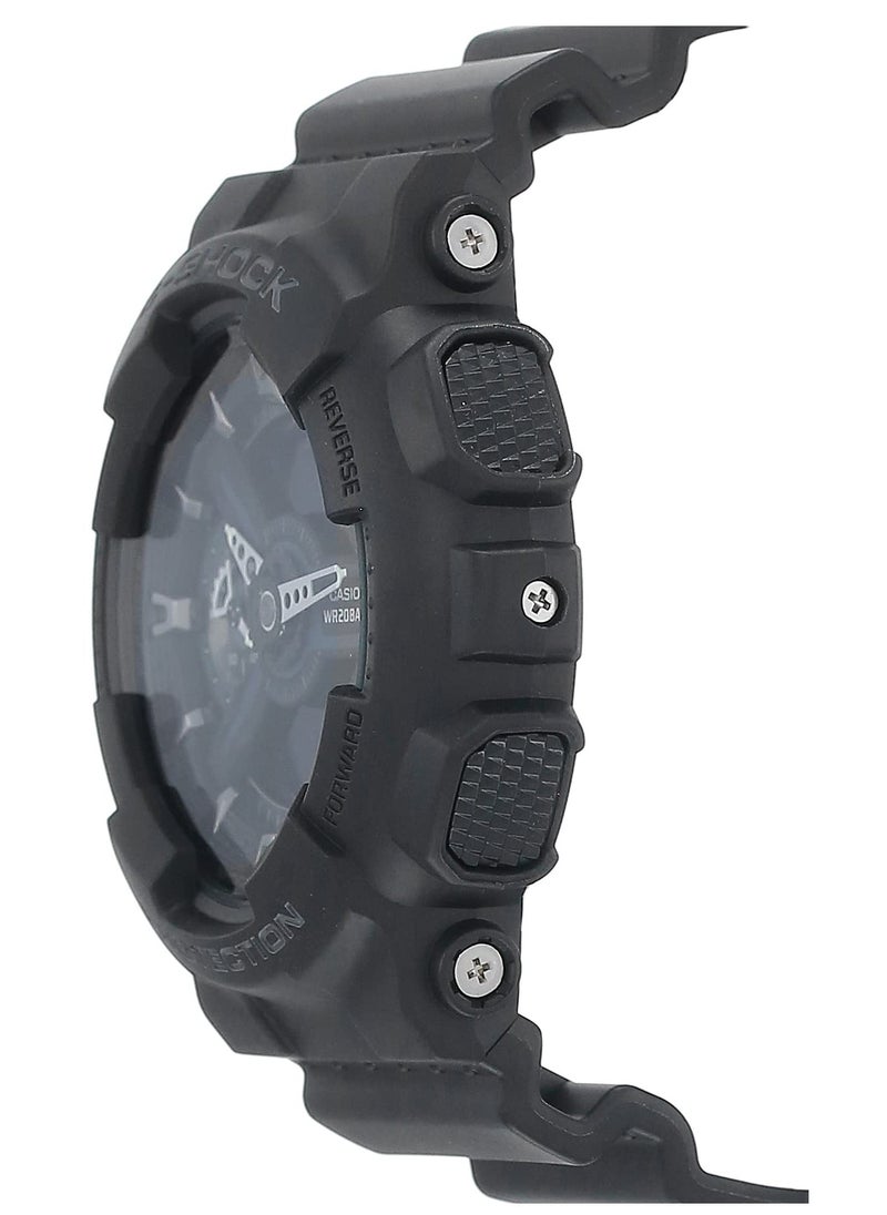 CASIO - G Shock Casio Watch for Men Analog-Digital World Time Black Dial GA-110-1B - Image 1