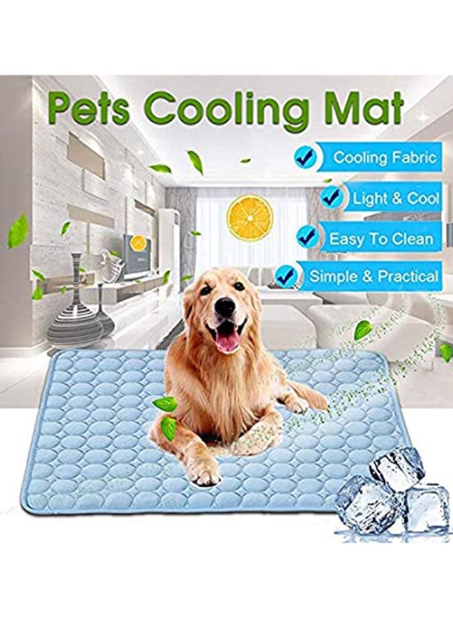NIBEMINENT Summer Cooling Pet Mat Blue 50x40centimeter - Image 4