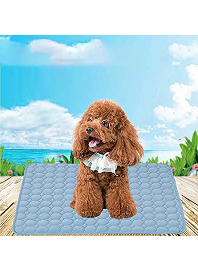 NIBEMINENT Summer Cooling Pet Mat Blue 50x40centimeter - Image 2