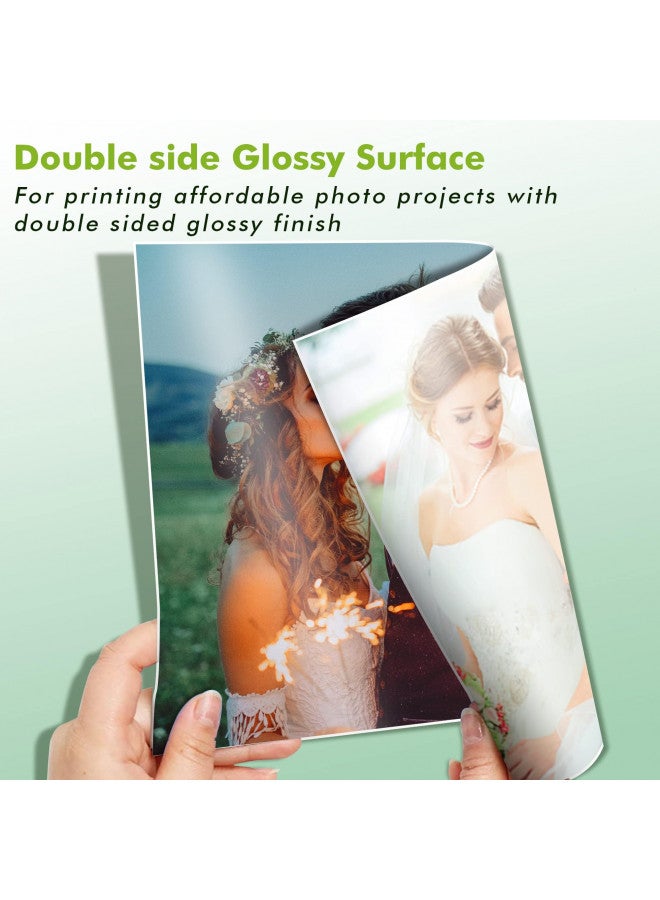 KOALA PAPER Koala Double Side Thin Glossy Photo Paper 8.5x11 Inches 120gsm 100 Sheets Compatible with Inkjet Printer and Dye Ink 32LB - Image 3