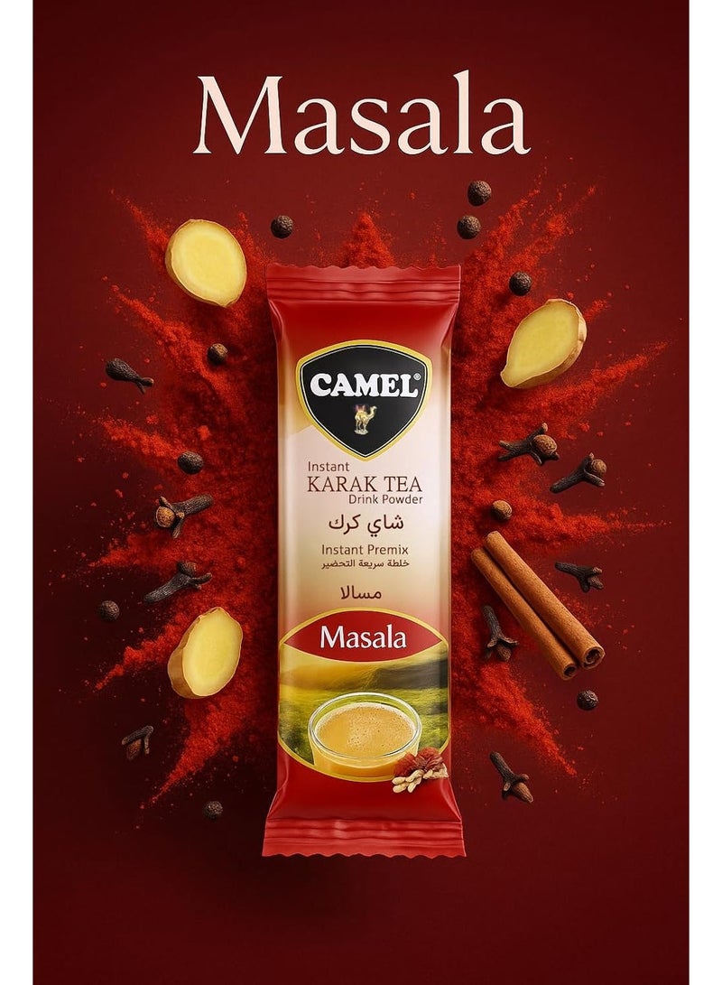 Camel Instant Premix Karak Tea With Masala- 25pcs - Image 4