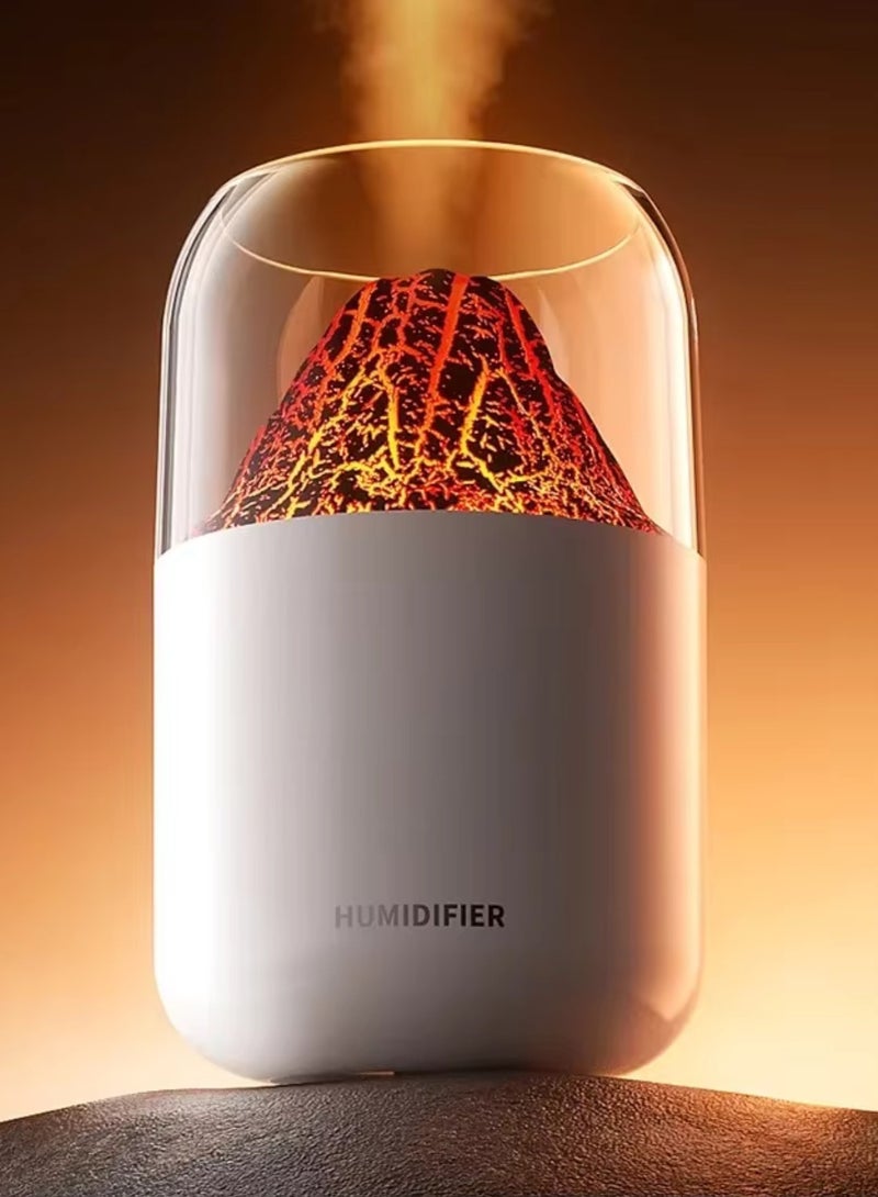 Beauenty Volcano Humidifier Aroma Diffuser Essential Oil 300 ML Air Humidifier Mist, Ultra-Quiet Operation with Night Light Perfect for Enhancing Comfort in Your Home or Office - Image 1