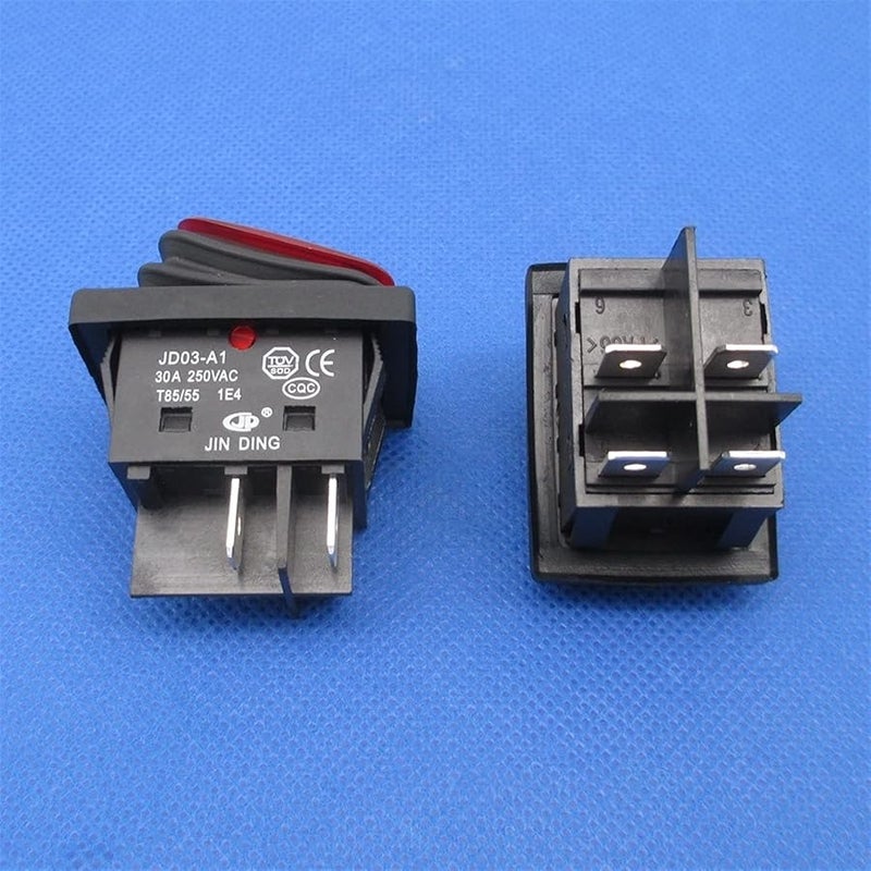 KCD4 Rocker Switch 30A 5pcs Waterproof 4 Pin ON Off Power Switch 30x22mm - Image 5