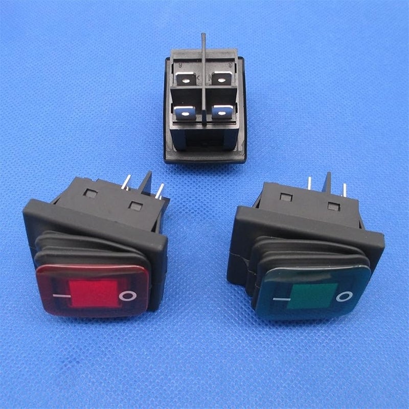 KCD4 Rocker Switch 30A 5pcs Waterproof 4 Pin ON Off Power Switch 30x22mm - Image 1