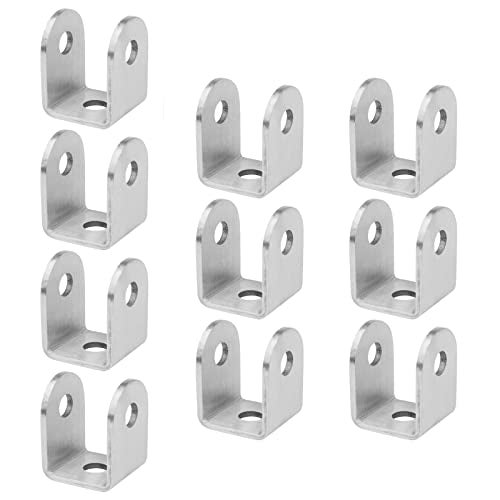 GBGS 10 Pcs U Bracket for 1-1/4" Panels,Bracket Stamped 304 Stainless Steel - Image 3