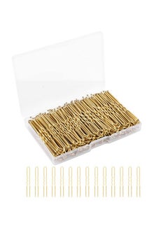 BEoffer BEoffer U Shaped Hair Pins, 200 Count of Buns Waved Hair Pins for Women Girls with Box for Updos French Twists, Bobby Pins Hairgrip Hair Grip Hairclip Bulk Hair Accessories (Blonde, 2.4 Inch)  - Image 1