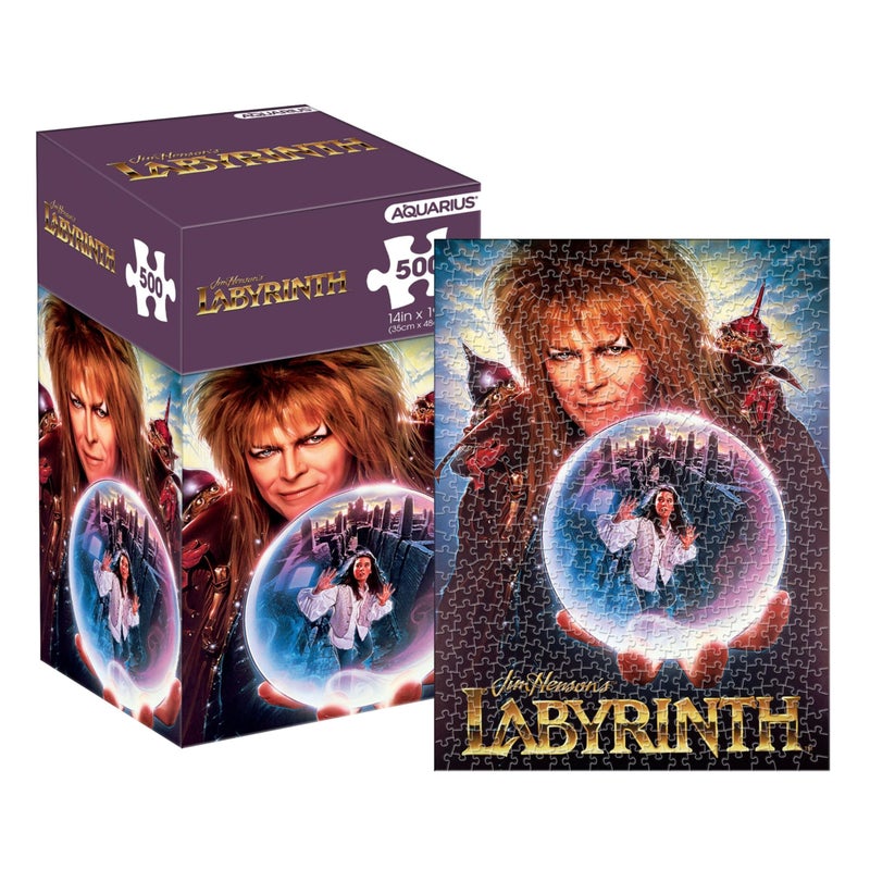 Aquarius Labyrinth One Sheet 500pc Puzzle 500 Piece Jigsaw Puzzle Glare Free Precision Fit Officially Licensed Labyrinth Merchandise Collectibles 14x19 Inches - Image 3