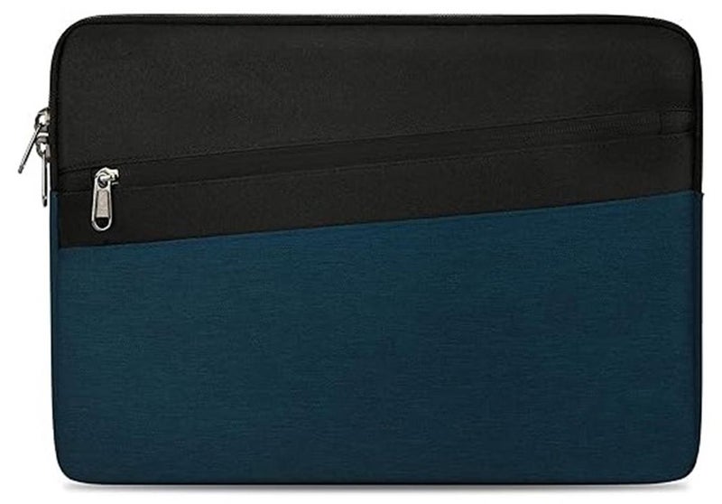 Navy blue laptop case. - Image 1