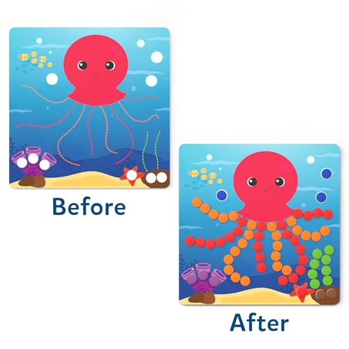 Skillmatics Dot It with Magnets - Animals, Repeatable Art for Kids, Mess-Free, Craft Kits, DIY Creative Activity, Gifts for Boys & Girls Ages 4, 5, 6, 7, Multicolour - Image 5