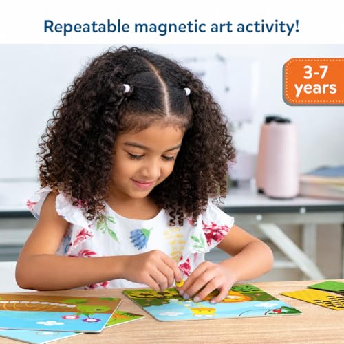 Skillmatics Dot It with Magnets - Animals, Repeatable Art for Kids, Mess-Free, Craft Kits, DIY Creative Activity, Gifts for Boys & Girls Ages 4, 5, 6, 7, Multicolour - Image 3