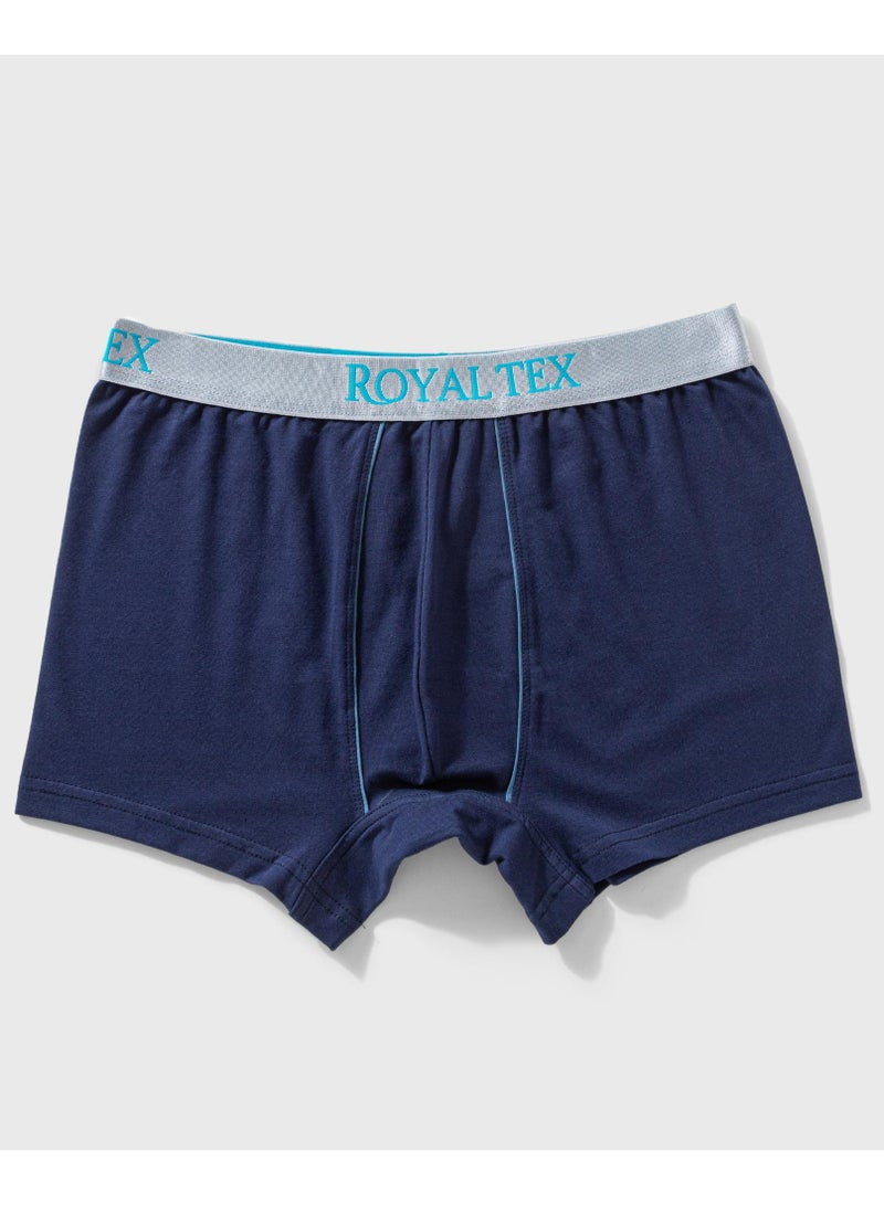 ROYAL  TEX Pack Of 6 Cotton Plain Color Boxer Short For Men  - Image 2