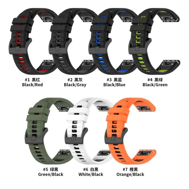 RYB Silicone Replacement Watch Band for Garmin Forerunner 965 955 945 935 Approach S70 47mm Sports Straps - Image 4