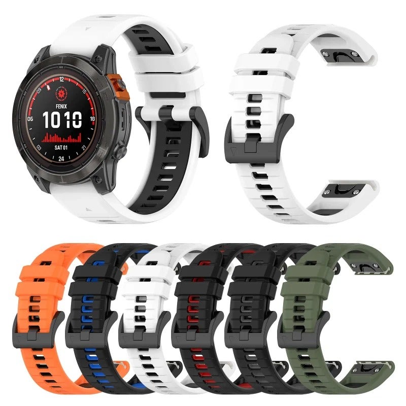 RYB Silicone Replacement Watch Band for Garmin Forerunner 965 955 945 935 Approach S70 47mm Sports Straps - Image 3