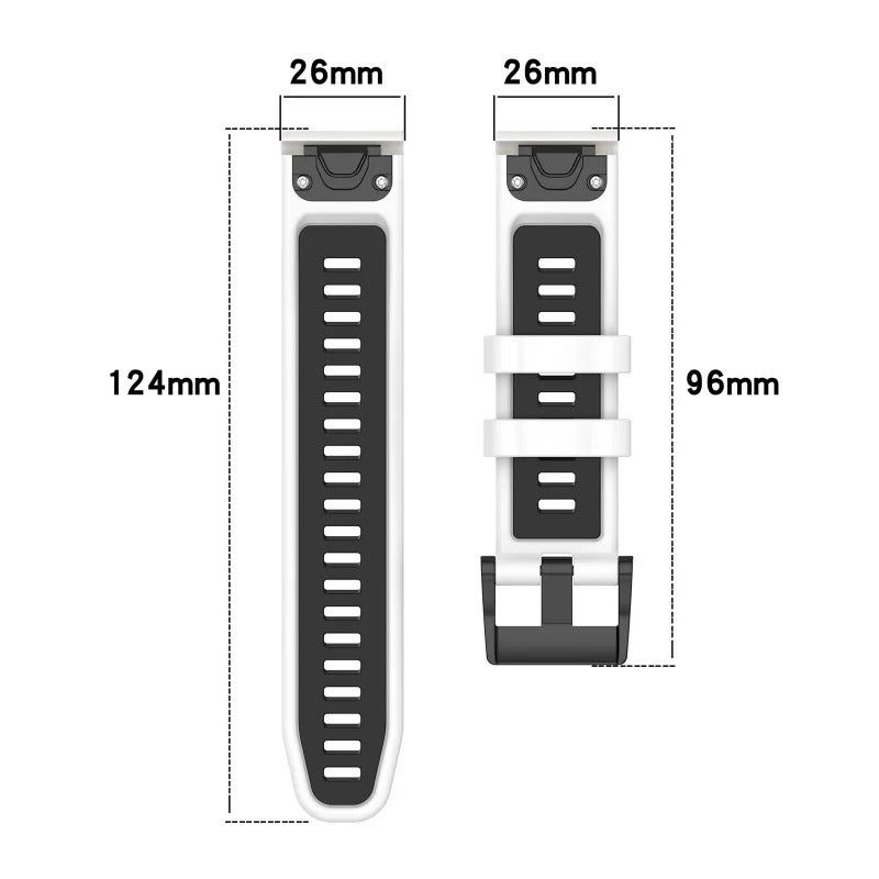 RYB Silicone Replacement Watch Band for Garmin Forerunner 965 955 945 935 Approach S70 47mm Sports Straps - Image 5