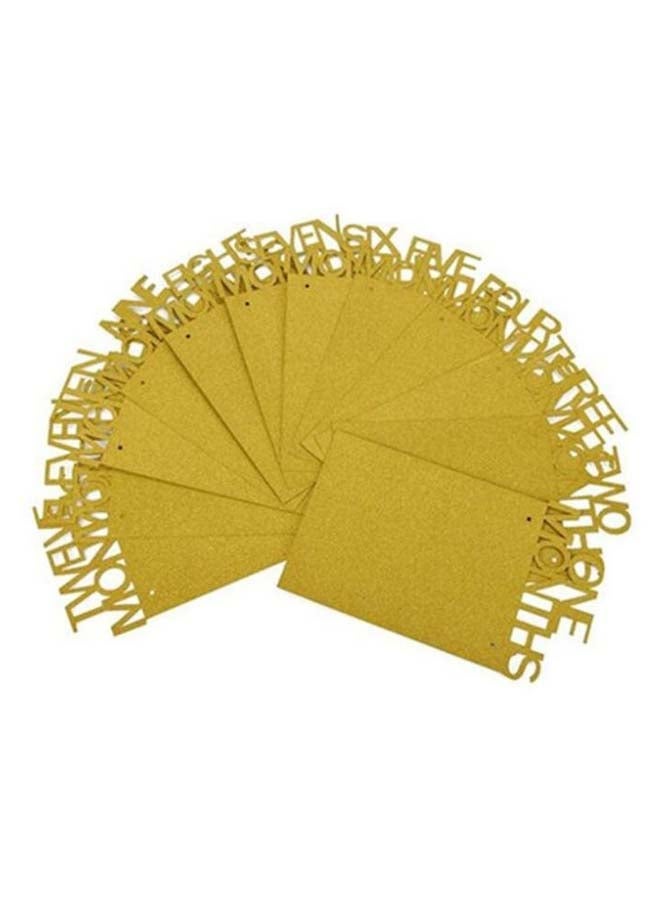 NIBEMINENT 1-12 Month 1st Birthday Party Photo Bunting Garland - Image 2