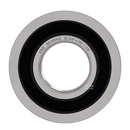 XiKe 4 Pcs Flanged Ball Bearings ID 3/4" x OD 1-3/8", Applicable Lawn Mower, Wheelbarrows, Carts & Hand Trucks Wheel, Replacement for 9040H, 532009040, 532124959, 91334, 491334MA, 5920H, 9040HR,9040N. - Image 4
