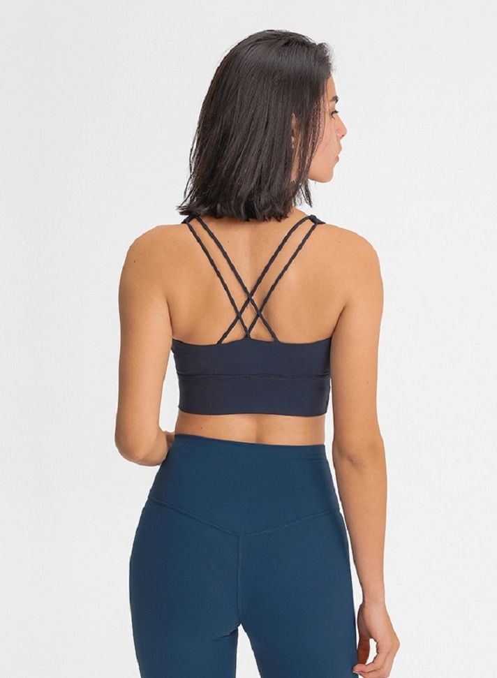 Loquat Yoga Sports Bra Double Shoulder Straps  - Image 2