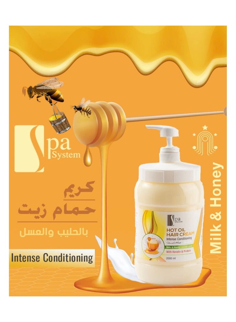 Spa System Hot Cream Milk and Honey Oil Bath - Image 2