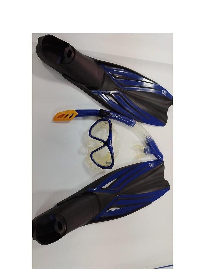 Discovery Adventures Da Snorkeling Pack (39-40) Dey82428 Blue