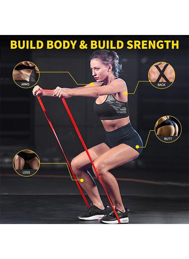 HY Resistance Band Pull up Band Fitness Exercise Bands Natural Latex for Workout Body Stretch Powerlifting Band Fitness Sport Training at Home/The Gym  - Image 5