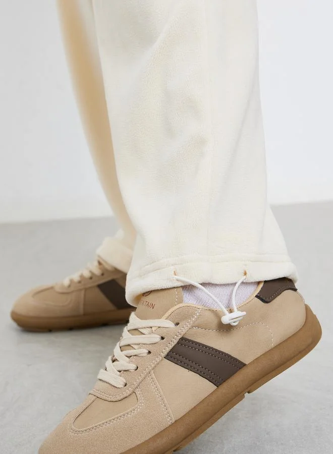Styli Off White Fleece Sweatshirt and Joggers Co-Ords