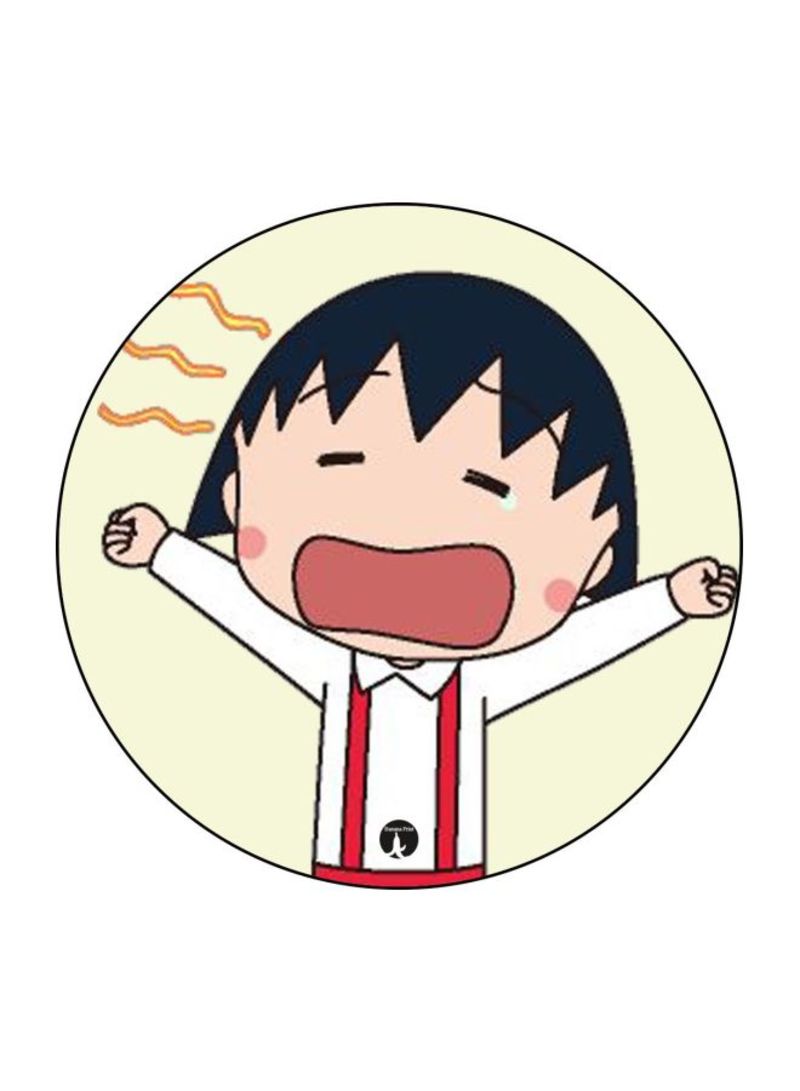 RKN The Anime Chibi Maruko Chan Theme Printed Fridge Magnet  White/k/Black - Image 2