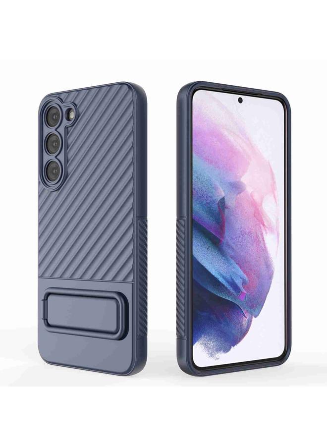 اس-توب جراب لهاتف Samsung Galaxy S23+ 5G جراب هاتف TPU مموج الملمس مع غشاء عدسة - Image 2