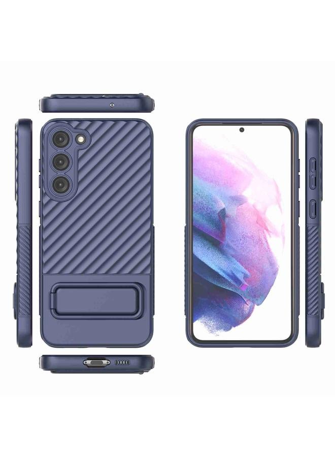 اس-توب جراب لهاتف Samsung Galaxy S23+ 5G جراب هاتف TPU مموج الملمس مع غشاء عدسة - Image 3