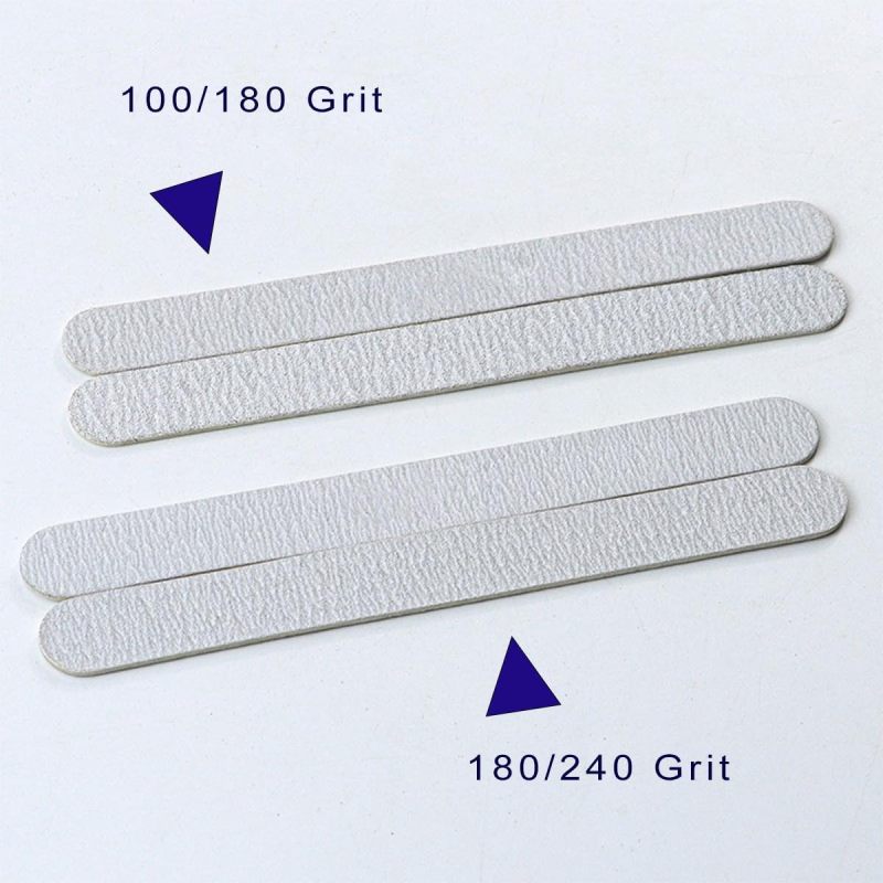 Nail Files 20-Piece Set Double-Side 180/240 Grit - Durable Wooden Core Nail Shaping Tool for Professional Manicure At Home Or Salon Use - Image 5