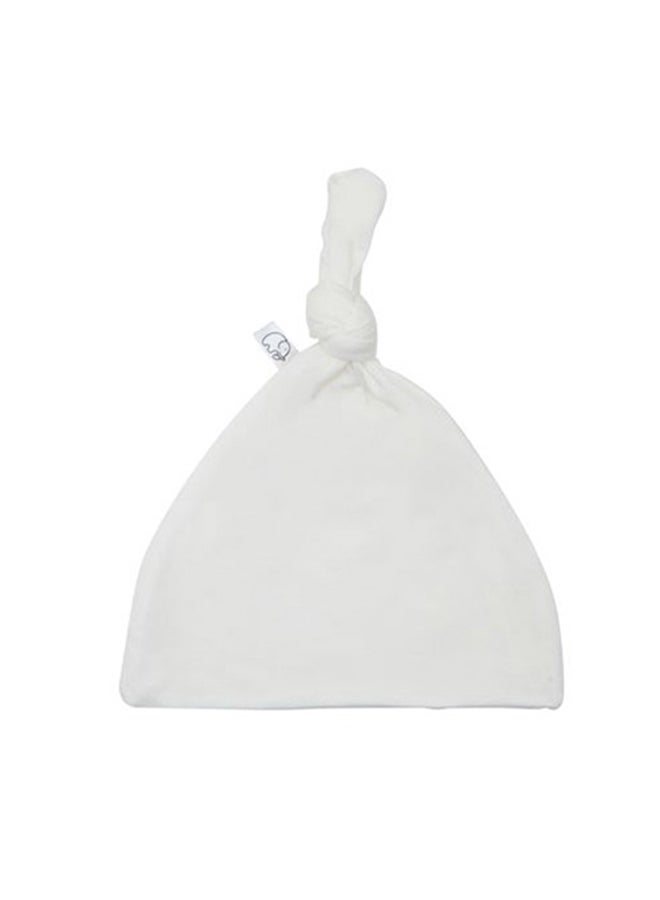 Anvi Baby Organic Bamboo Beanie and Swaddle Set White Mist  - Image 3