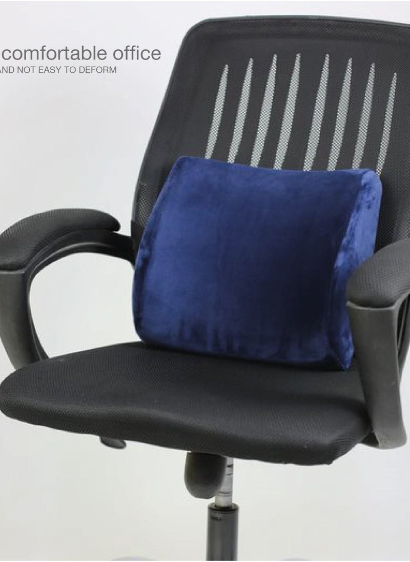 HT - Memory Foam Back and Lumbar Support Pad for Office and Automobile - Image 1