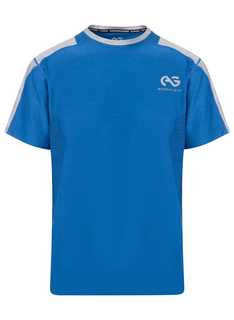 Actifit Gear Men's Quick Drying Gym Essential Running Breathable Fitness Workout T-Shirt  - Image 1