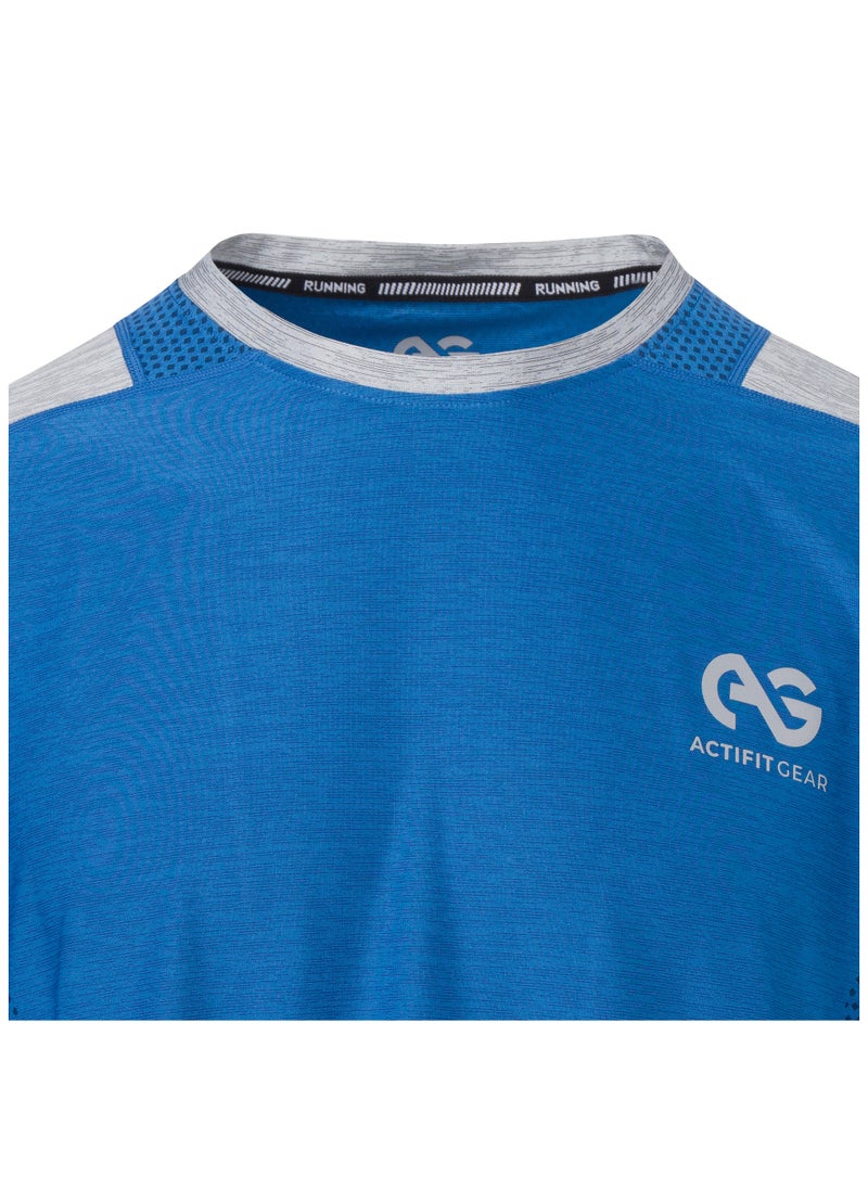 Actifit Gear Men's Quick Drying Gym Essential Running Breathable Fitness Workout T-Shirt  - Image 3