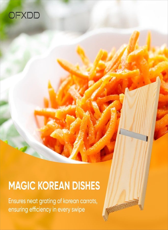 أوف إكس دي دي مبشرة خضراوات خشبية للمطبخ - قطاعة جزر كورية متوسطة الحجم - مبشرة خضراوات - مبشرة جزر - Image 3