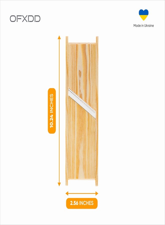 أوف إكس دي دي مبشرة خضراوات خشبية للمطبخ - قطاعة جزر كورية متوسطة الحجم - مبشرة خضراوات - مبشرة جزر - Image 4